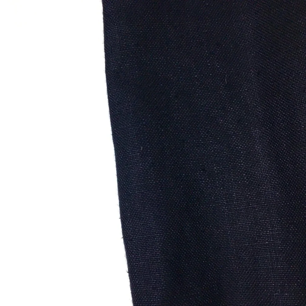VINTAGE Mom Shorts Ultra High Waist Woven Navy Blue 80s 90s Retro Golf Size 8